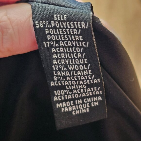 Tibi NWT Black Ruffle Mini Skirt Back Zip Sz 2 - Picture 6 of 7